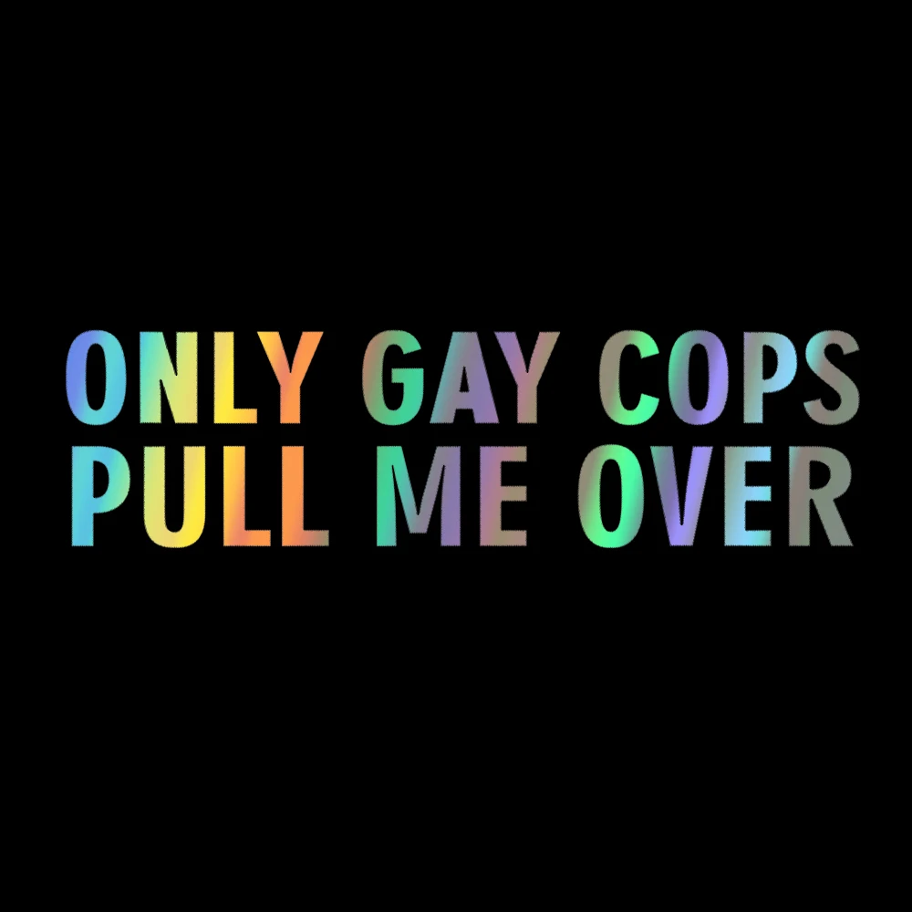 Desk Setup Maker - 20x5.5cm ONLY GAY COPS PULL ME
