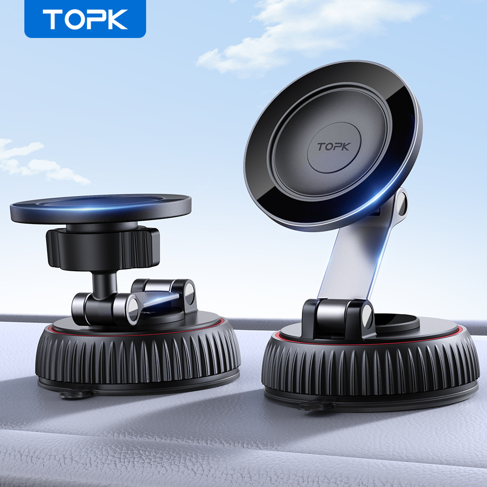 Desk Setup Stand - TOPK Magnetic Car Phone Mount Holder