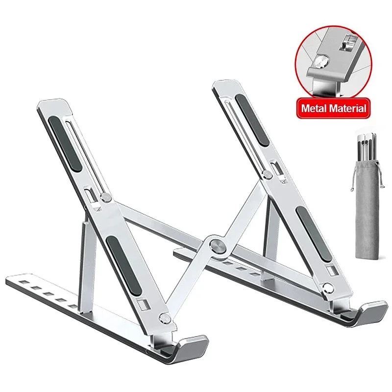 Desk Setup Maker - Aluminum Alloy Laptop Holder Non-slip Holder
