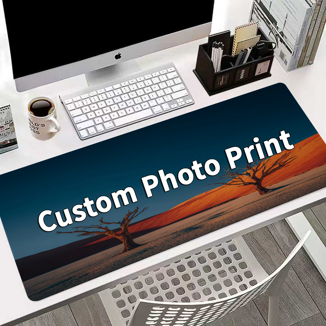 Rubber Mat Desk - Custom Image Print Rubber Gaming Desk