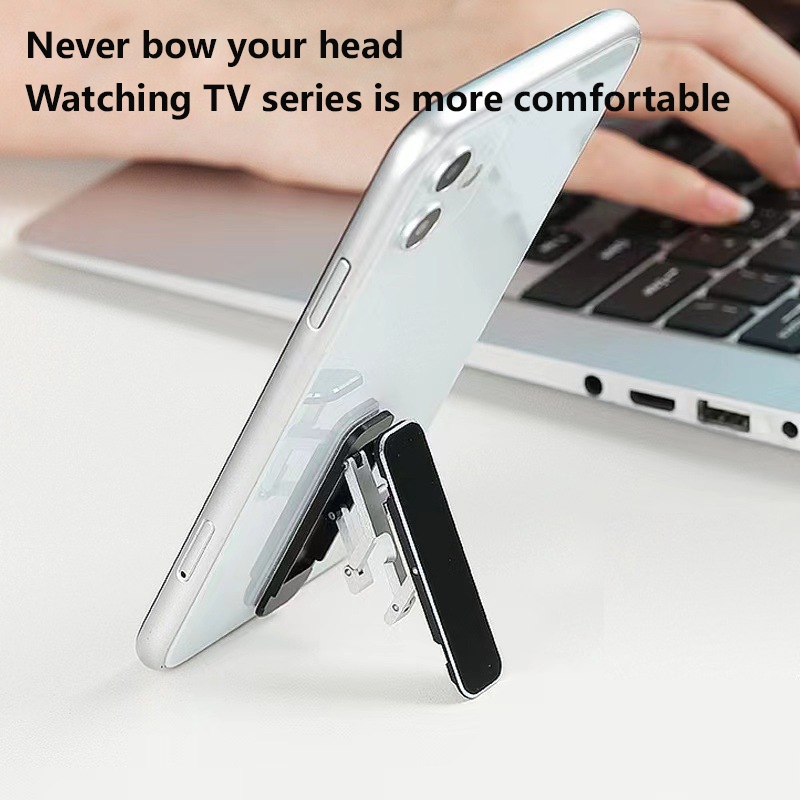 Folding Mini Phone Holder Fold - Desk Setup Stand บทวิจารณ์และราคา