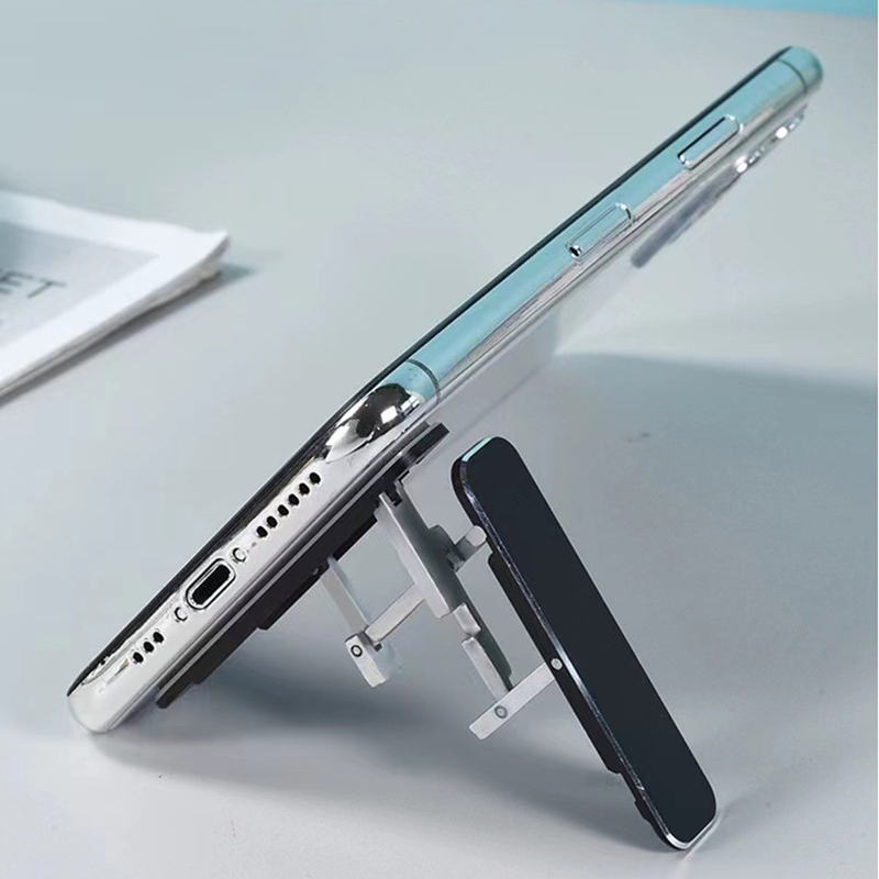 Folding Mini Phone Holder Fold - Desk Setup Stand บทวิจารณ์และราคา
