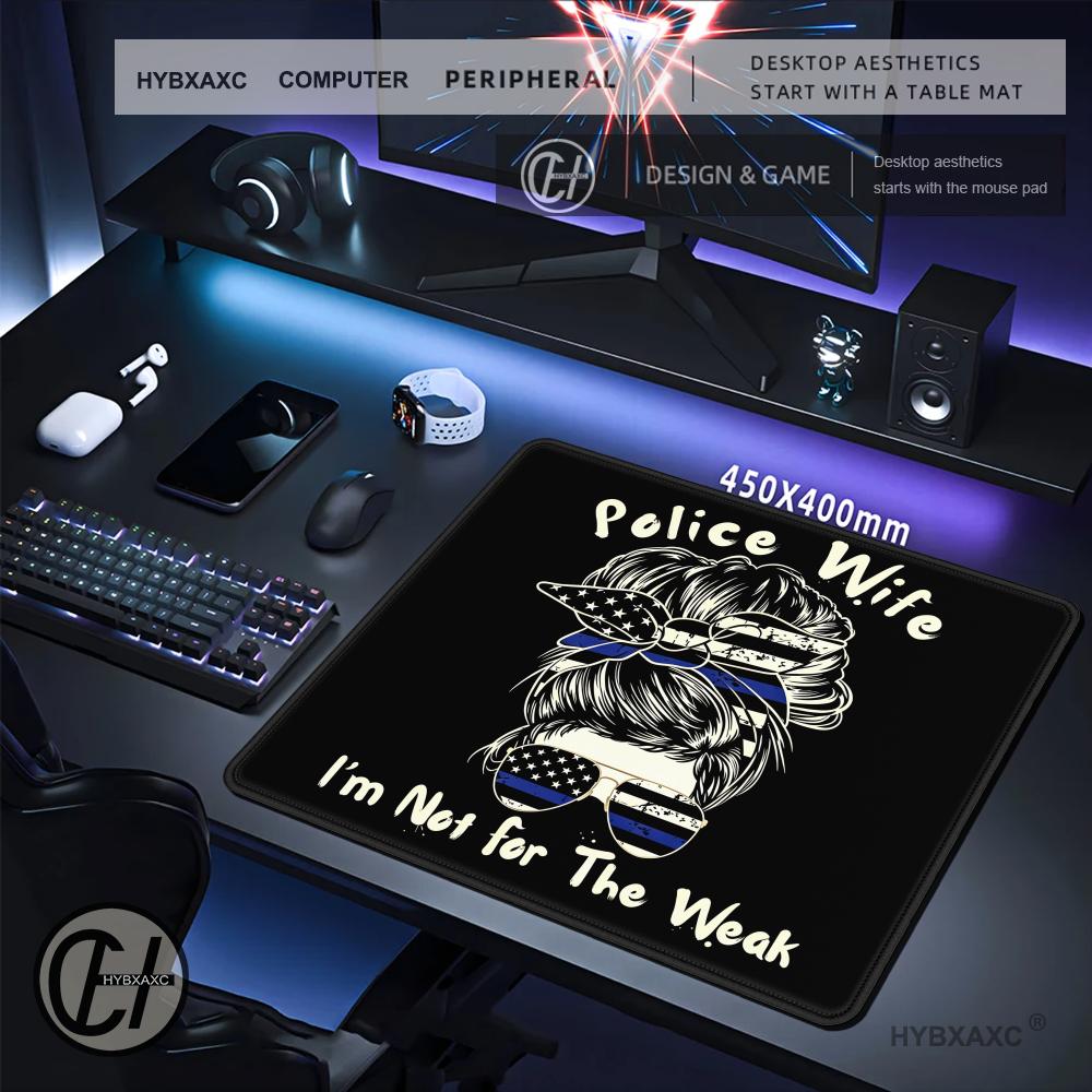 HYBXAXC Police Wife Mouse Pad  - Work Desk Home Setup บทวิจารณ์และราคา