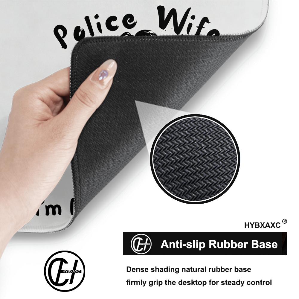 HYBXAXC Police Wife Mouse Pad  - Work Desk Home Setup บทวิจารณ์และราคา