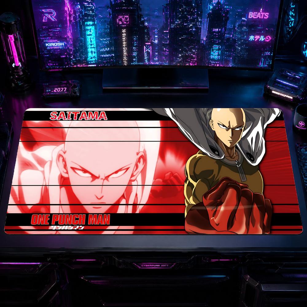 Gaming Mouse Pad OOne-Punch Ma - Desk Setup Pc And Laptop บทวิจารณ์และราคา