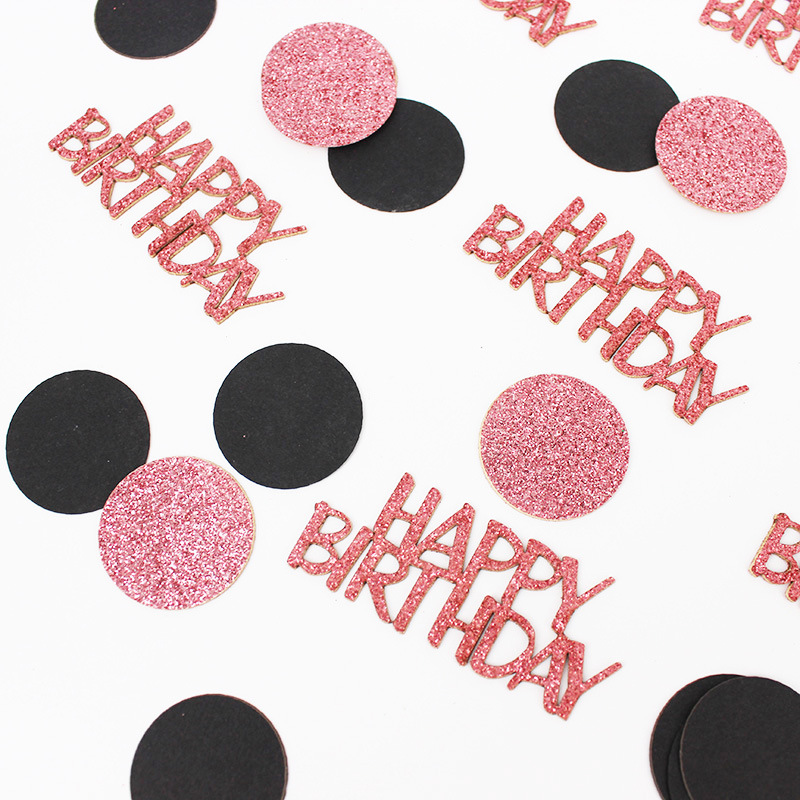 100Pcs Happy Birthday Confetti - Desk Setup Girl บทวิจารณ์และราคา