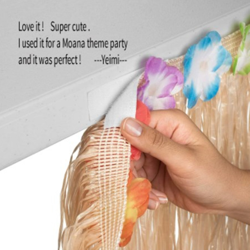 Straw Color Luau Grass Table S - Desk Setup Girl บทวิจารณ์และราคา