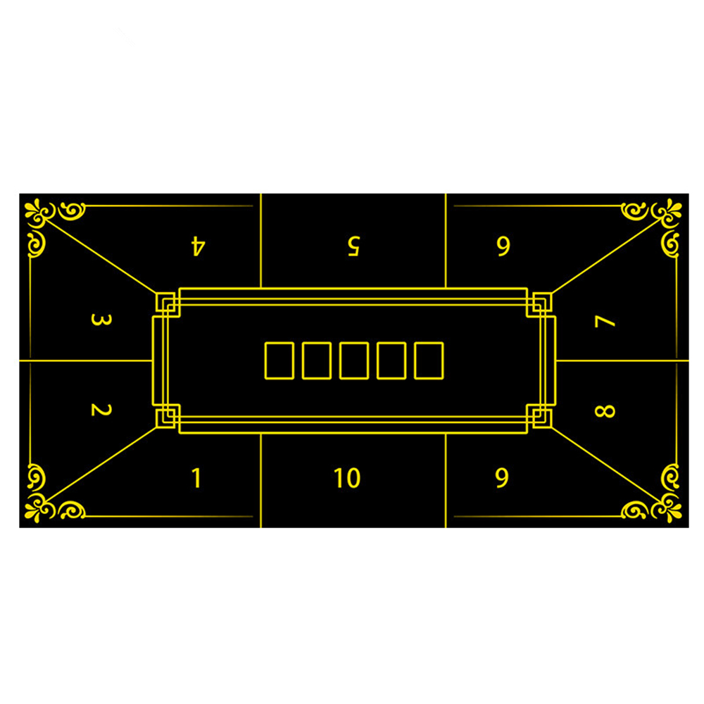Thicken Rubber Pokers Tableclo - Rubber Mat Desk บทวิจารณ์และราคา