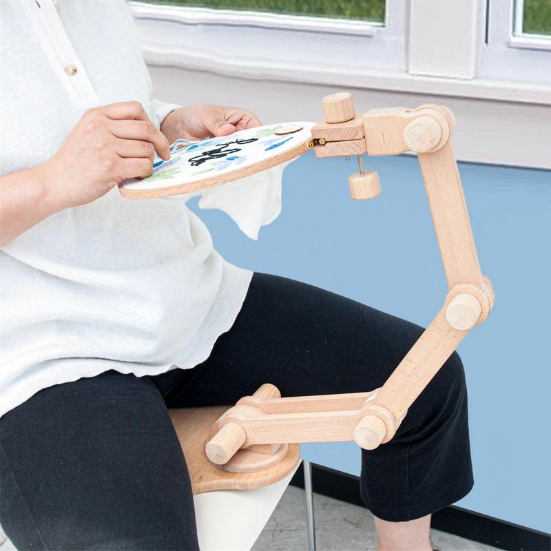 360 Degree Rotation Adjustable - Desk Setup Wood บทวิจารณ์และราคา