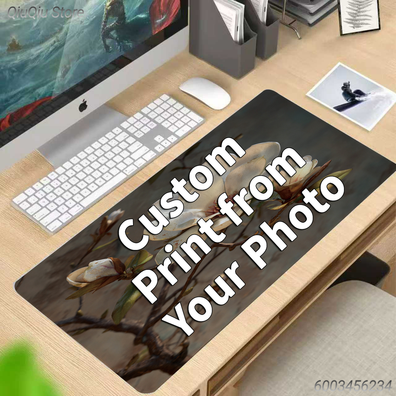 Elegant European Style Custom  - Rubber Mat Desk บทวิจารณ์และราคา