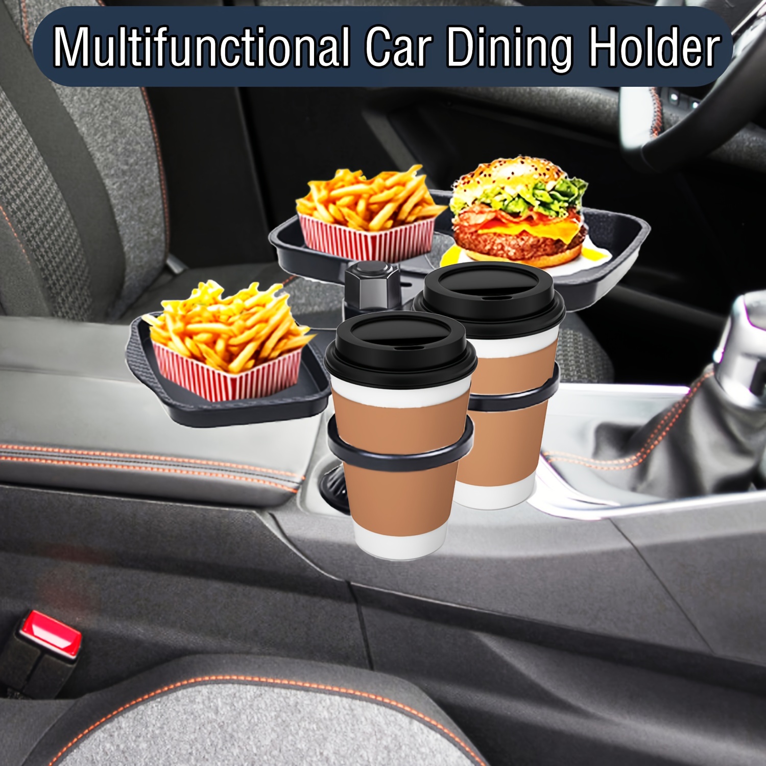 2025 New Car Cup Holder Tray-E - Desk Setup Essentials บทวิจารณ์และราคา