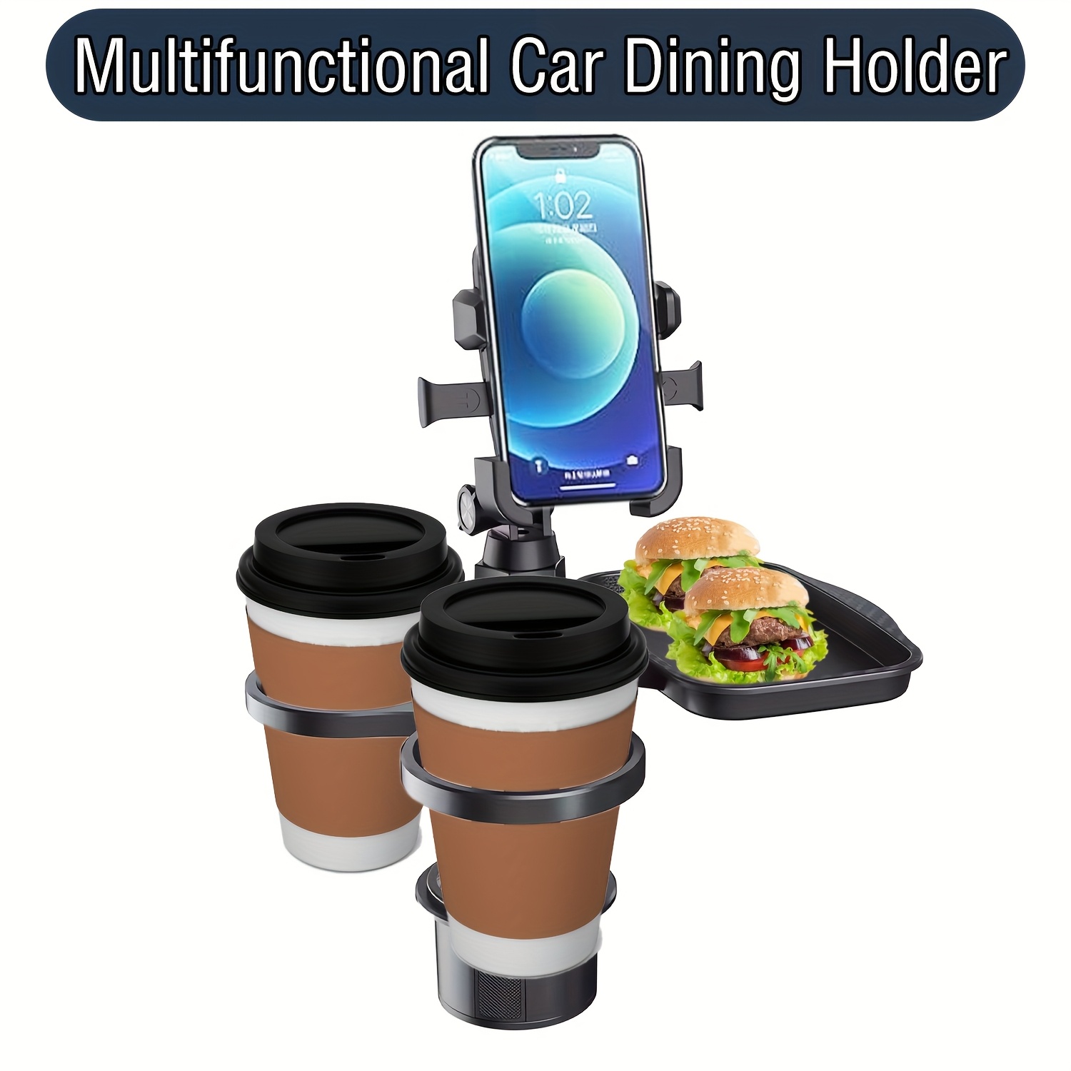 2025 New Car Cup Holder Tray-E - Desk Setup Essentials บทวิจารณ์และราคา