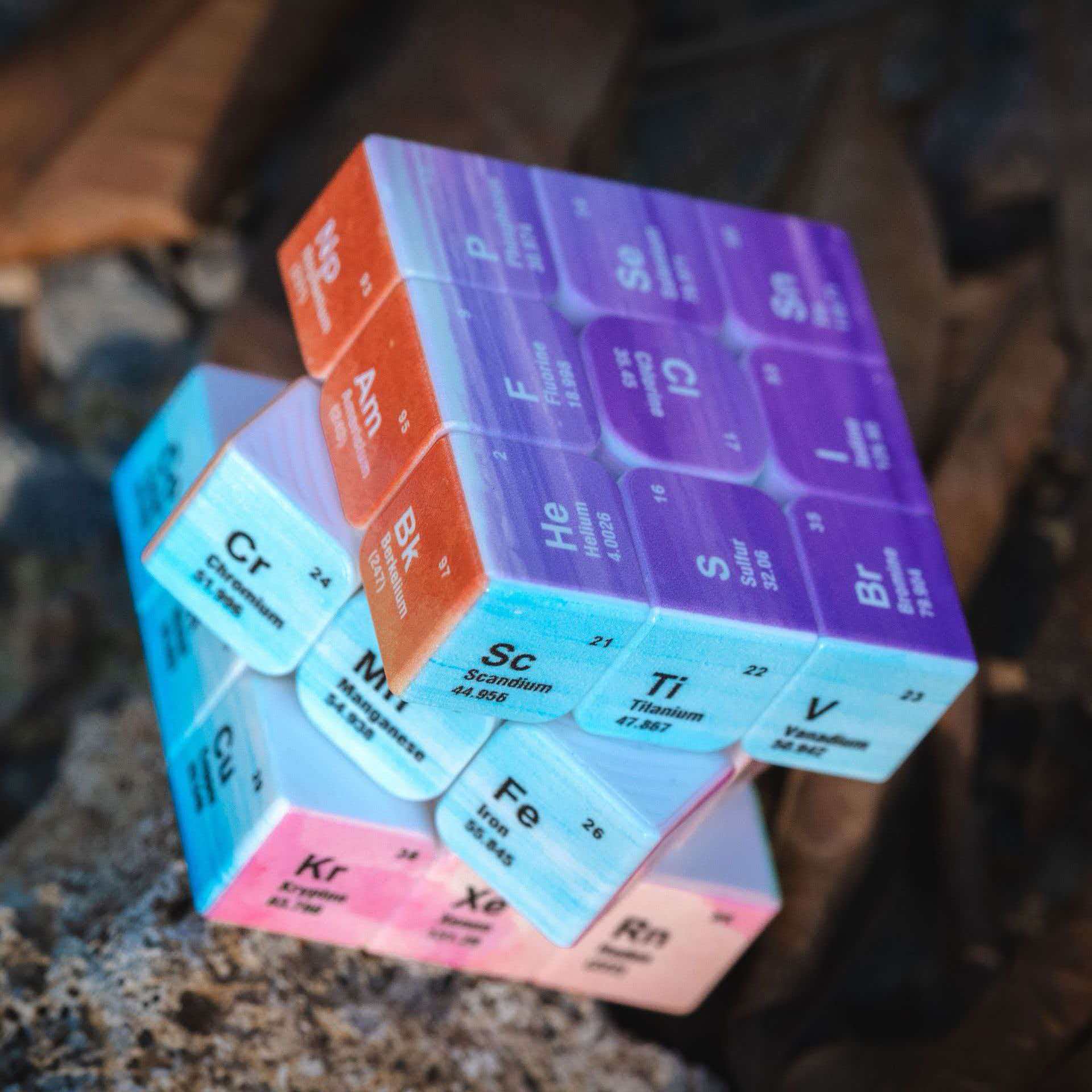 Periodic Table 3x3 Speed Cube  - Desk Setup Girl บทวิจารณ์และราคา