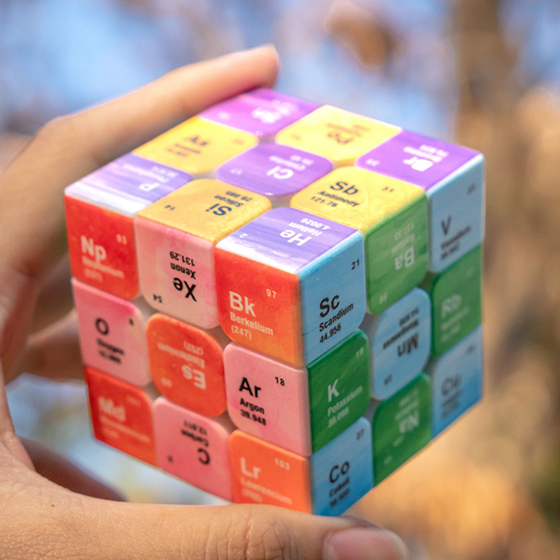 Periodic Table 3x3 Speed Cube  - Desk Setup Girl บทวิจารณ์และราคา