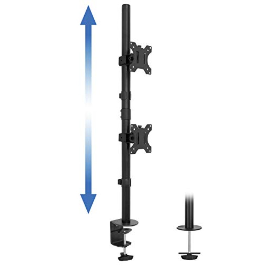 Vertical Dual Monitor Mount fo - Desk Setup Vertical Monitor บทวิจารณ์และราคา