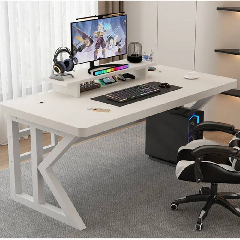 Shaped L Gaming Desk Table Pli - Desk Setup With Laptop And Monitor บทวิจารณ์และราคา