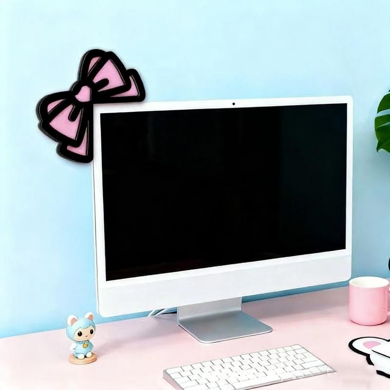 New 1/2Pcs Wooden Bowknot PC A - Desk Setup Wood บทวิจารณ์และราคา