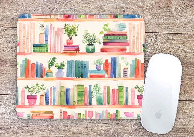 Plant Books Mouse Pad Home Off - Desk Setup Books บทวิจารณ์และราคา