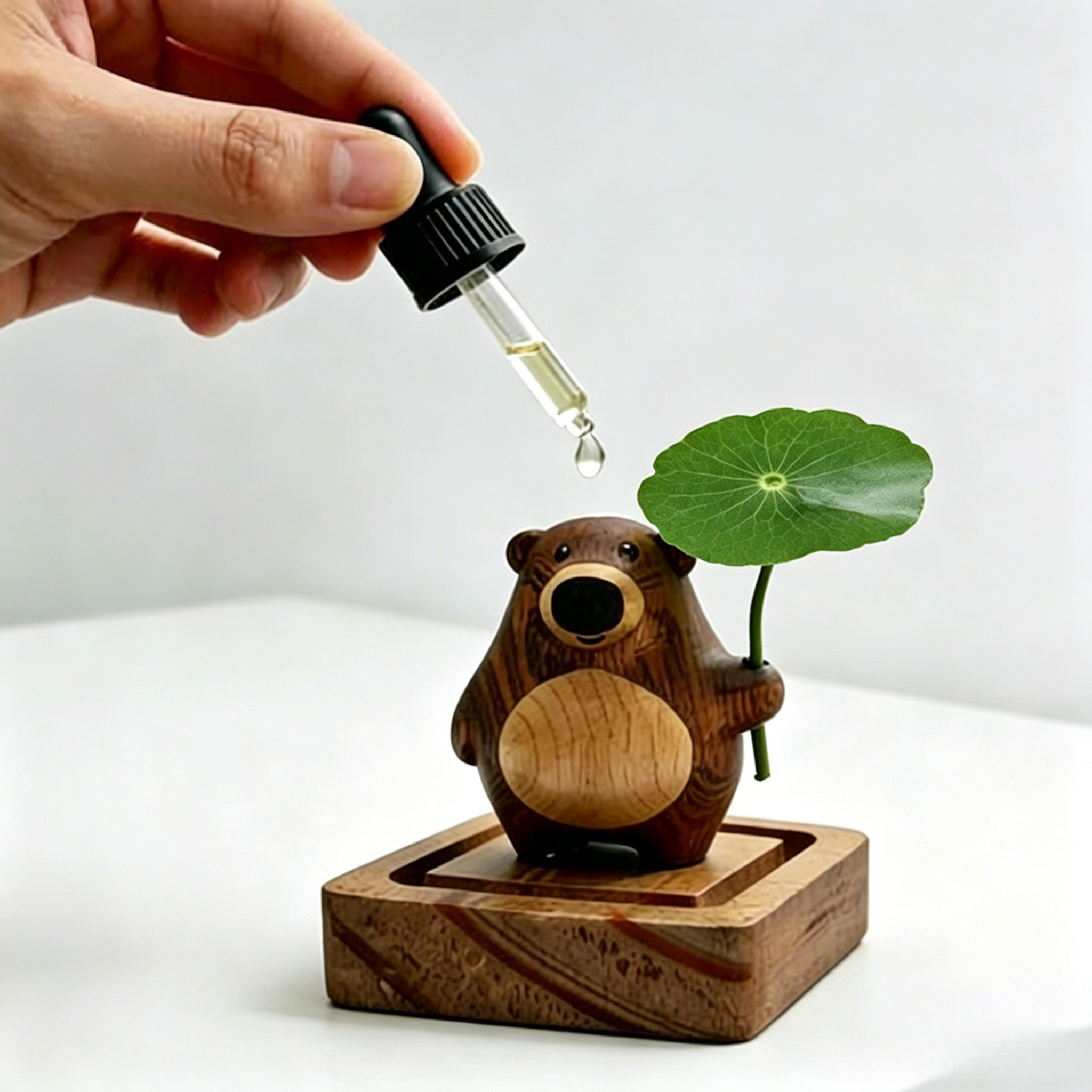 Cute Bear Aroma Diffuser Wood  - Desk Setup Essentials บทวิจารณ์และราคา