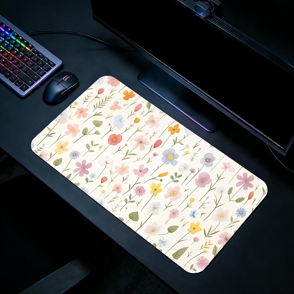Gaming Mouse Pad Floral GGentl - Desk Setup Pc And Laptop บทวิจารณ์และราคา
