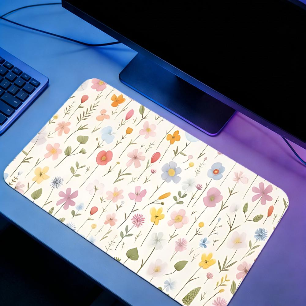 Gaming Mouse Pad Floral GGentl - Desk Setup Pc And Laptop บทวิจารณ์และราคา
