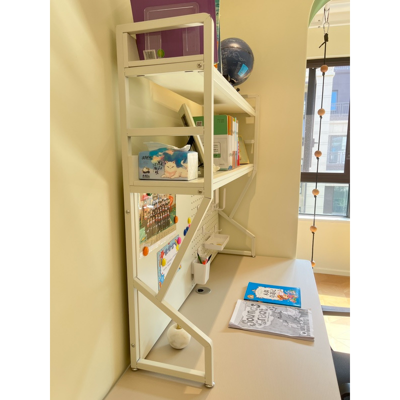 Desktop Storage Shelf with Peg - Desk Setup Wood บทวิจารณ์และราคา