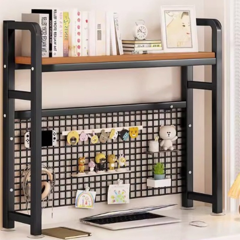 Grid Shelf Desktop Shelf Desk  - Desk Setup Productivity บทวิจารณ์และราคา