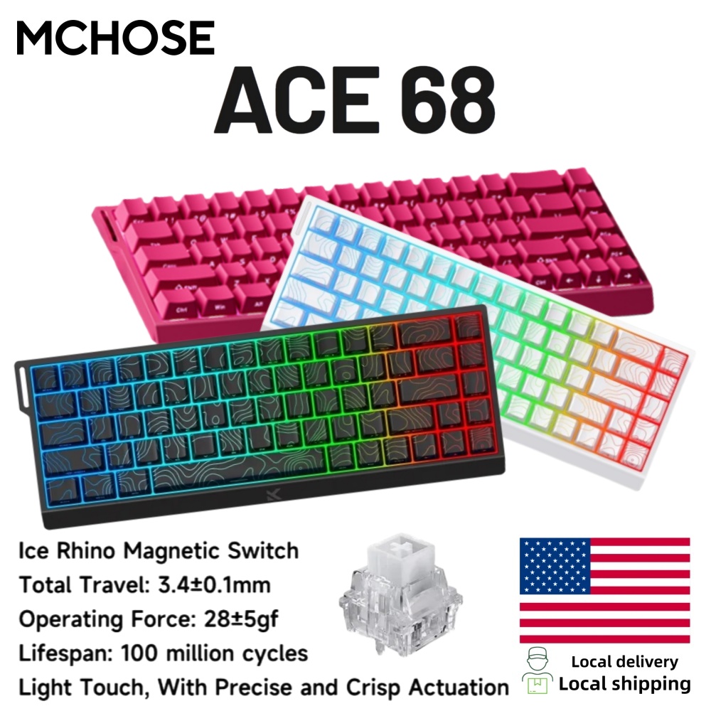 MCHOSE ACE 68 Magnetic Switch  - Desk Setup Programmer บทวิจารณ์และราคา