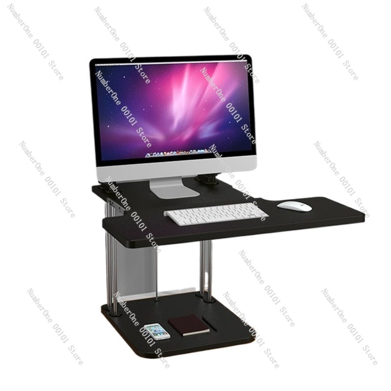 Height-Adjustable Standing Des - Desk Setup With Laptop And Monitor บทวิจารณ์และราคา