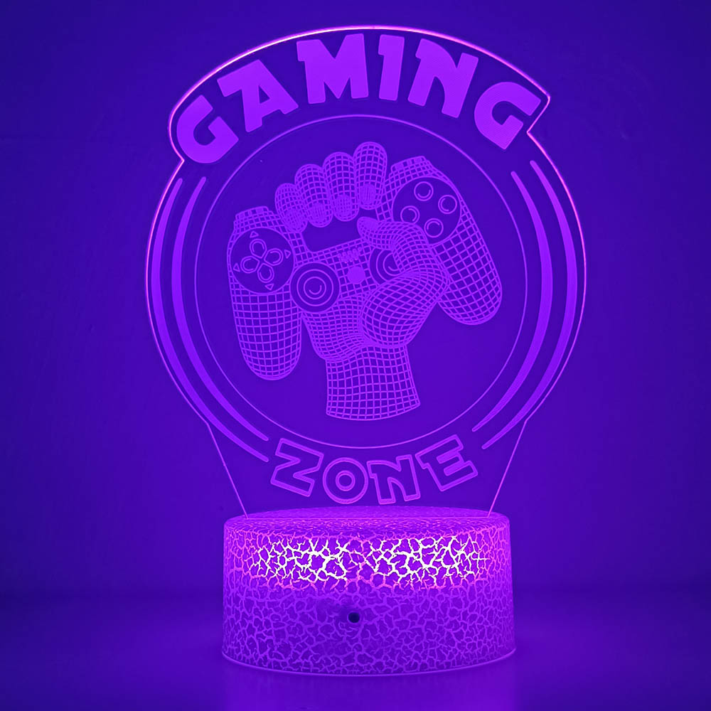 3D Night Light Lamp Gaming Roo - Desk Setup Gifts บทวิจารณ์และราคา