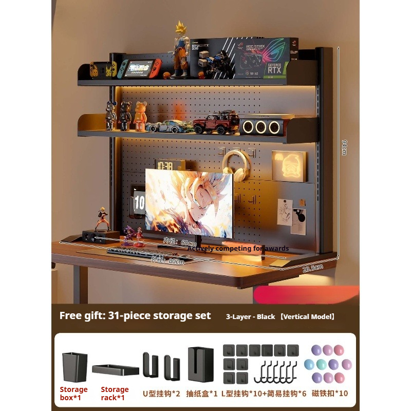 Clamp on Desk Shelf with Pegbo - Desk Setup Productivity บทวิจารณ์และราคา