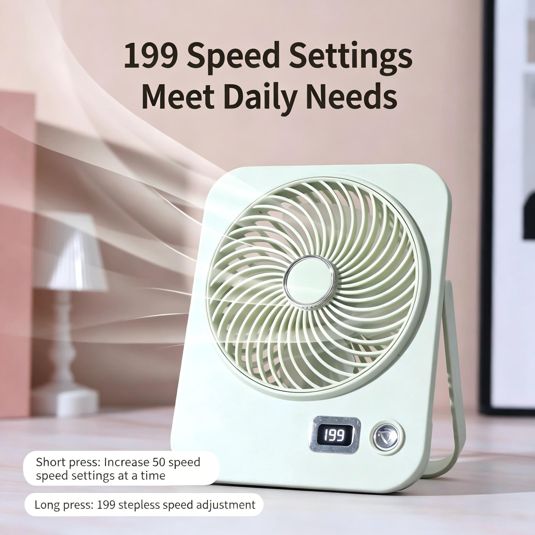 Small Desk Fan Personal Fans L - Desk Setup Essentials บทวิจารณ์และราคา