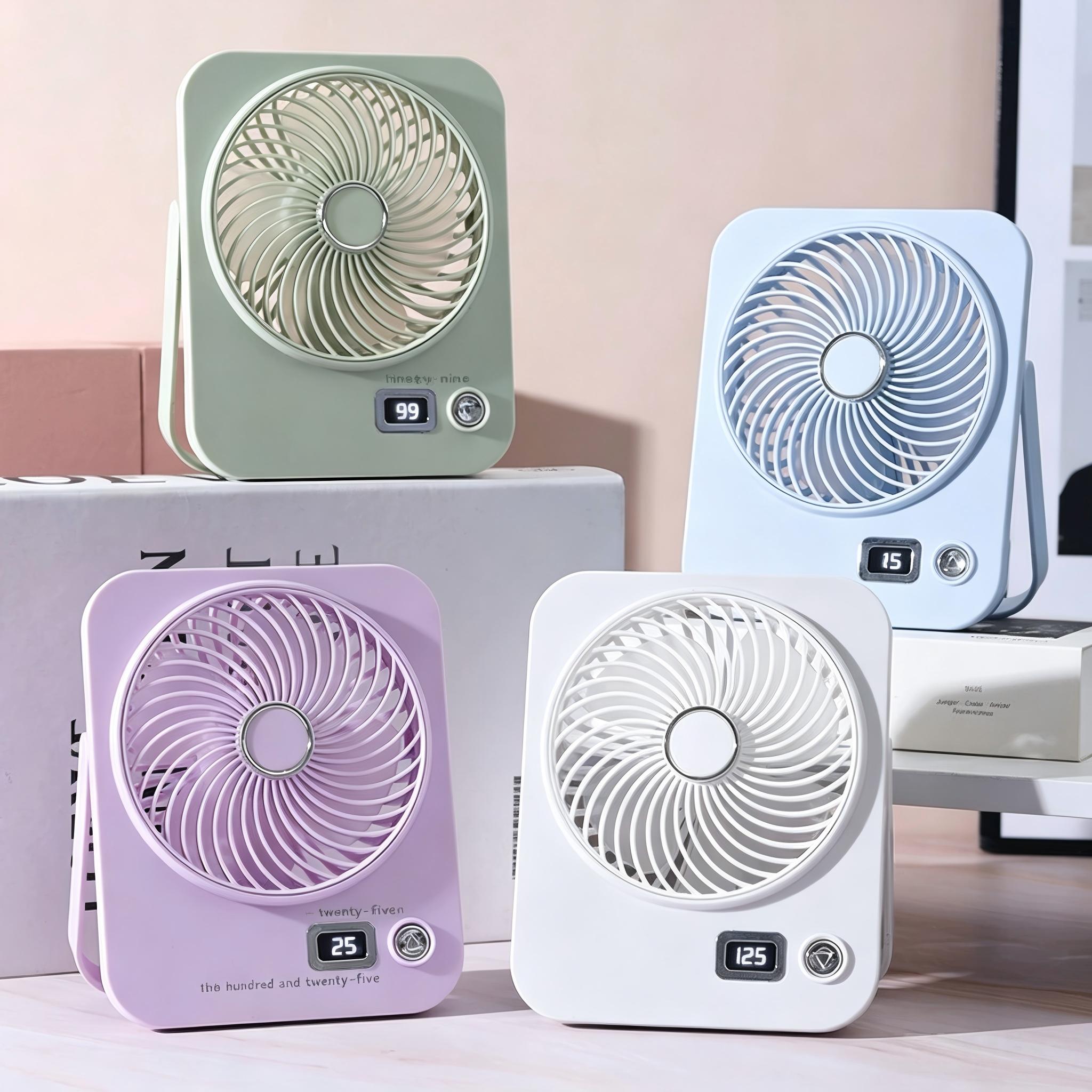 Small Desk Fan Personal Fans L - Desk Setup Essentials บทวิจารณ์และราคา