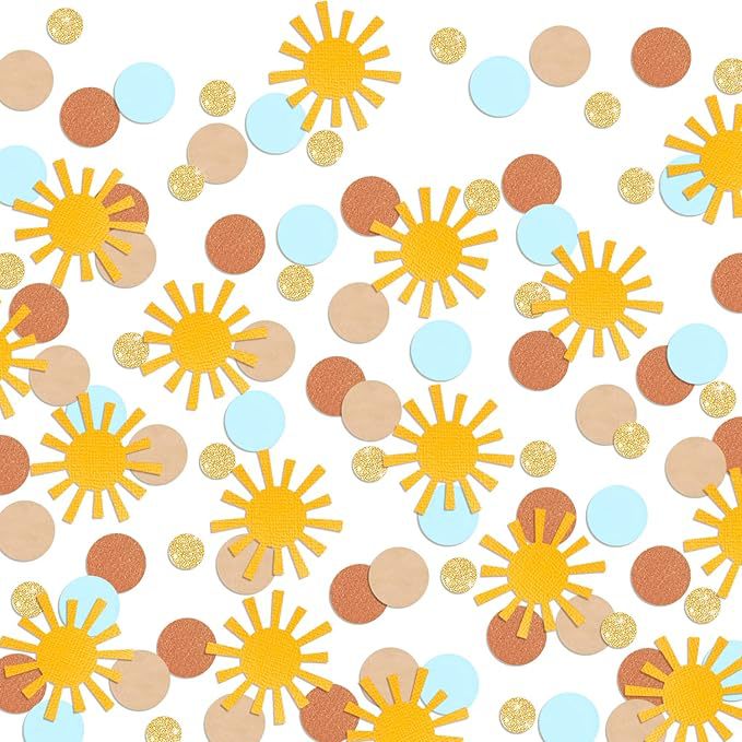 100pcs Sun confetti Boy girl b - Desk Setup Girl บทวิจารณ์และราคา