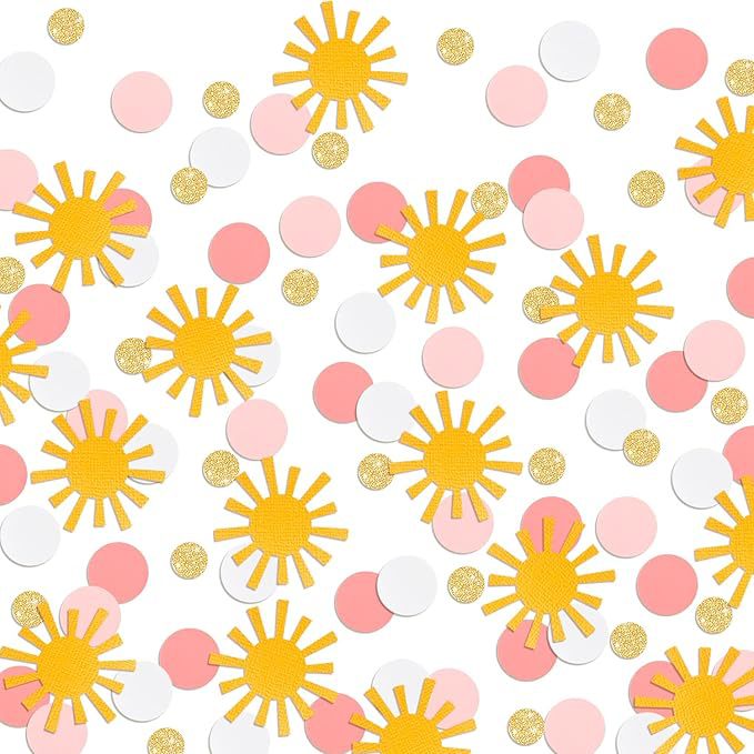 100pcs Sun confetti Boy girl b - Desk Setup Girl บทวิจารณ์และราคา