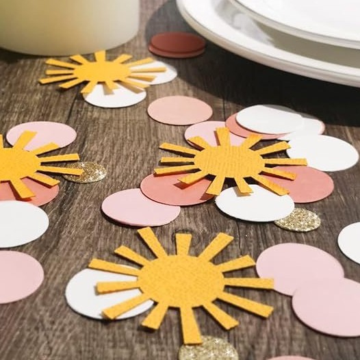 100pcs Sun confetti Boy girl b - Desk Setup Girl บทวิจารณ์และราคา