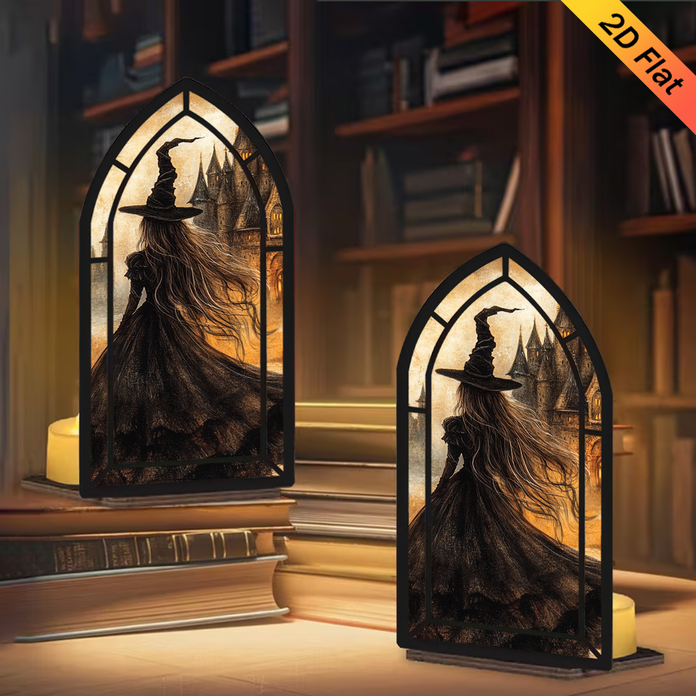 Book corner decorations, witch - Desk Setup Wood บทวิจารณ์และราคา