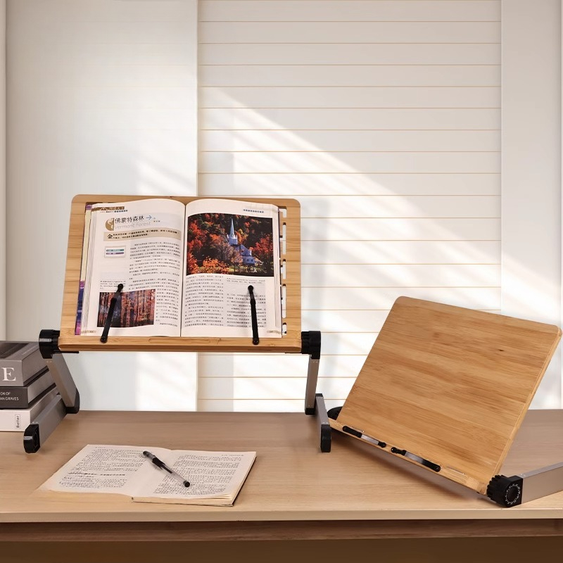 Adjustable Bamboo Bed Desk Fol - Desk Setup Books บทวิจารณ์และราคา
