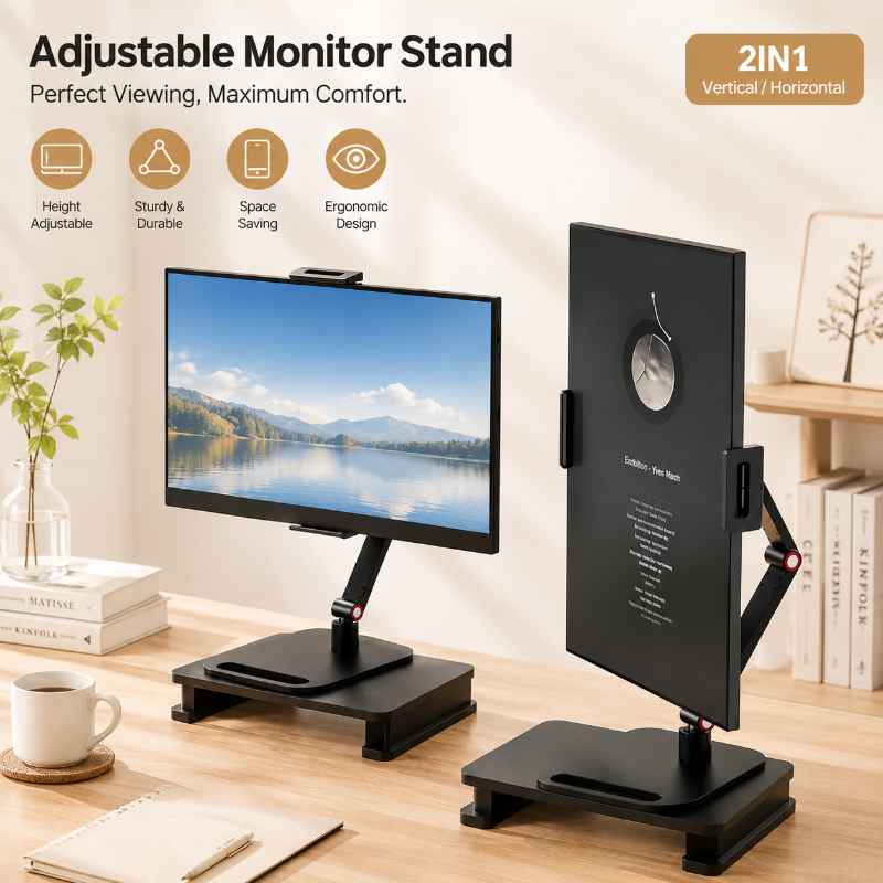 Expandable Portable Monitor Mo - Desk Setup With Laptop And Monitor บทวิจารณ์และราคา