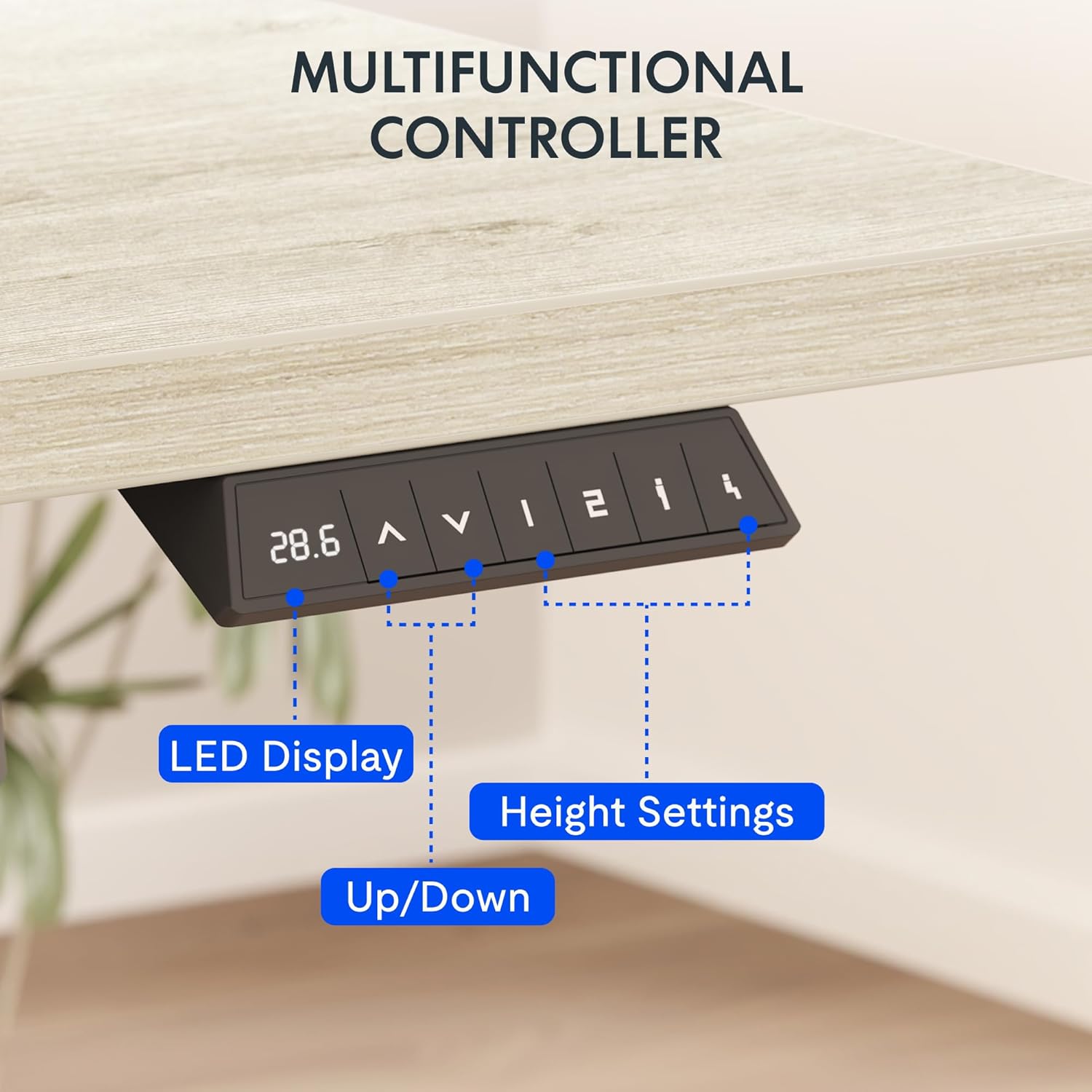 Electric Standing Desk 48x30 I - Desk Setup One Monitor บทวิจารณ์และราคา