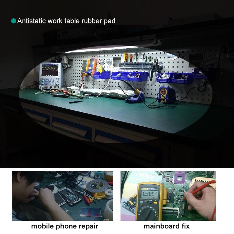 3mm Table Work Mat Anti Static - Rubber Mat Desk บทวิจารณ์และราคา