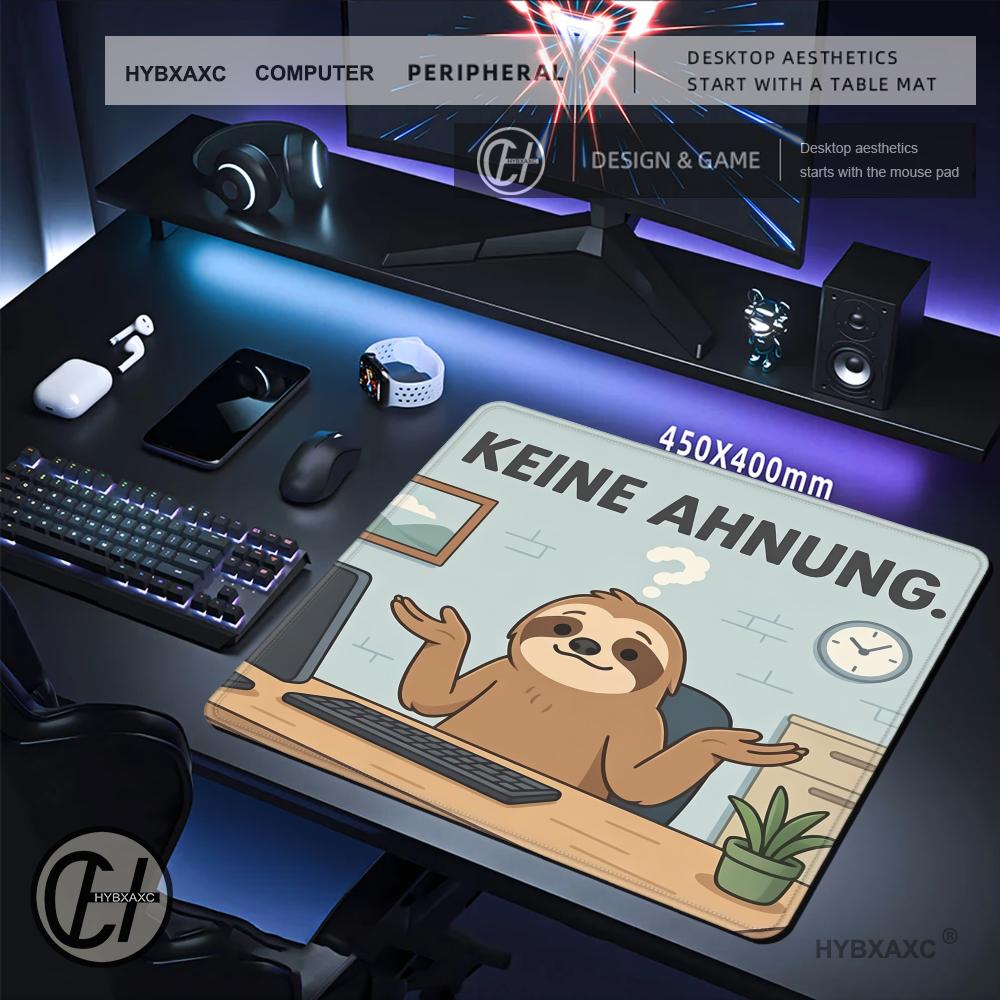 HYBXAXC Funny Sloth Keine Ahnu - Work Desk Home Setup บทวิจารณ์และราคา