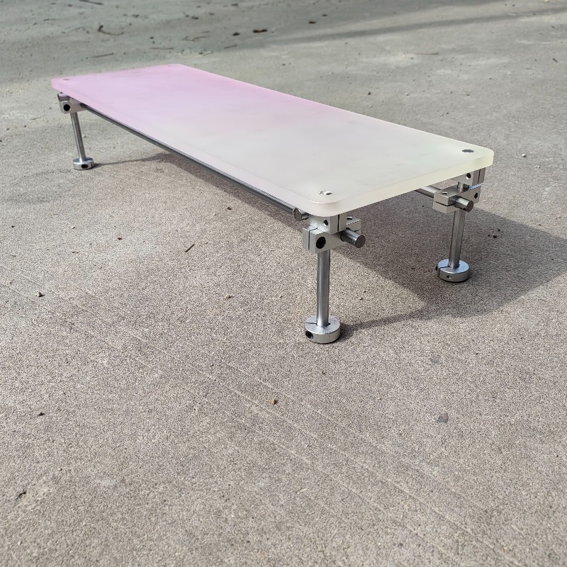 ‌Aesthetic Pink Gradient Acryl - Desk Setup With Laptop And Monitor บทวิจารณ์และราคา