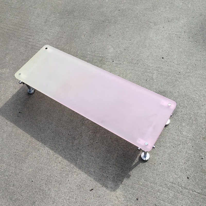‌Aesthetic Pink Gradient Acryl - Desk Setup With Laptop And Monitor บทวิจารณ์และราคา