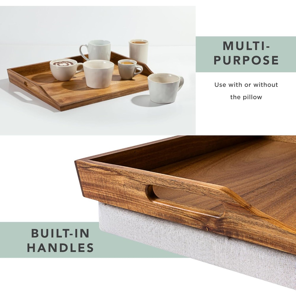 US Shipping Acacia Wood Bed Tr - Desk Setup Wood บทวิจารณ์และราคา