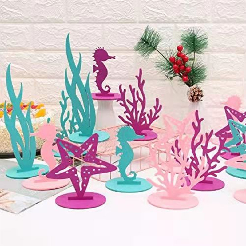 2pcs DIY Mermaid Party Little  - Desk Setup Girl บทวิจารณ์และราคา