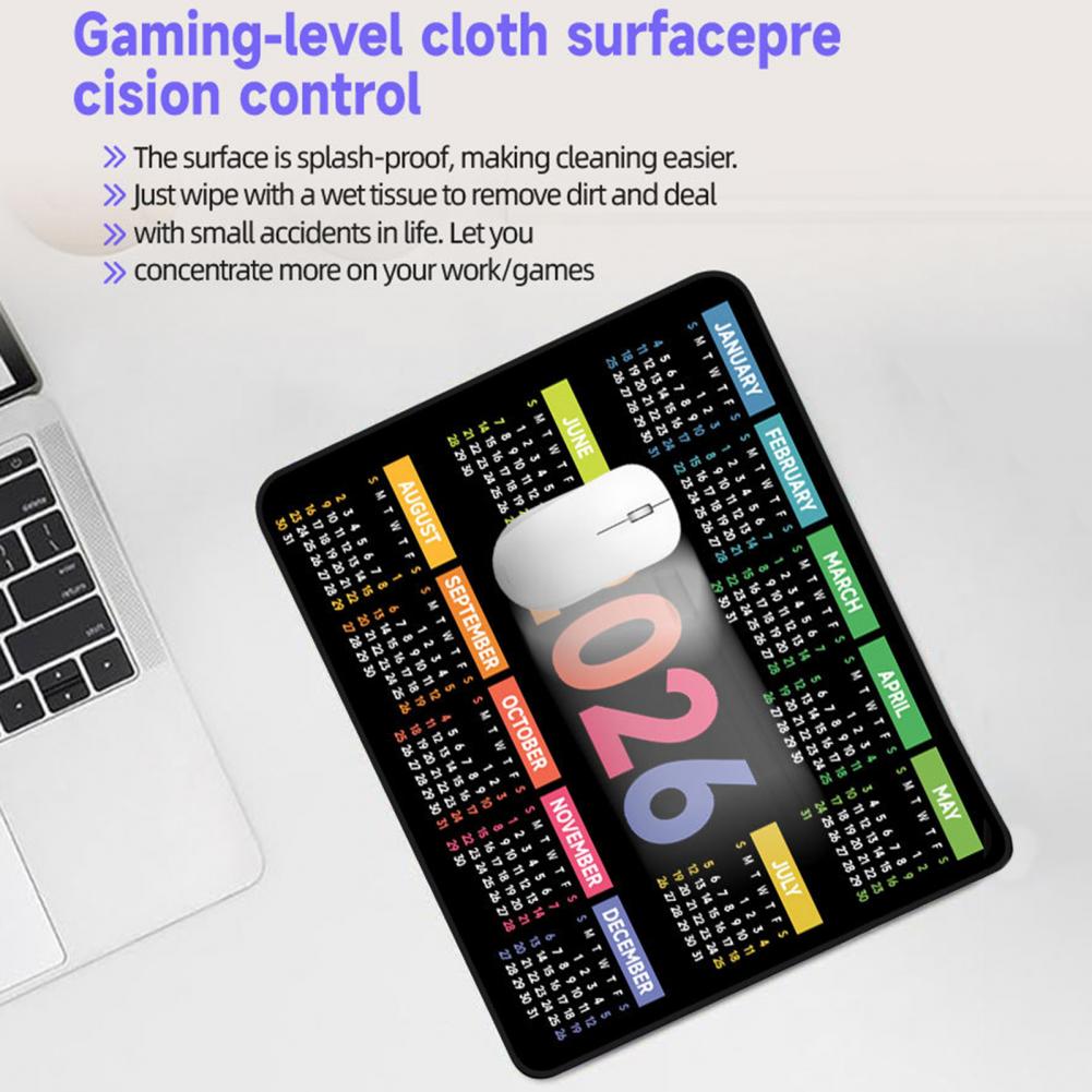 2026 Calendar Mouse Pad Waterp - Rubber Mat Desk บทวิจารณ์และราคา