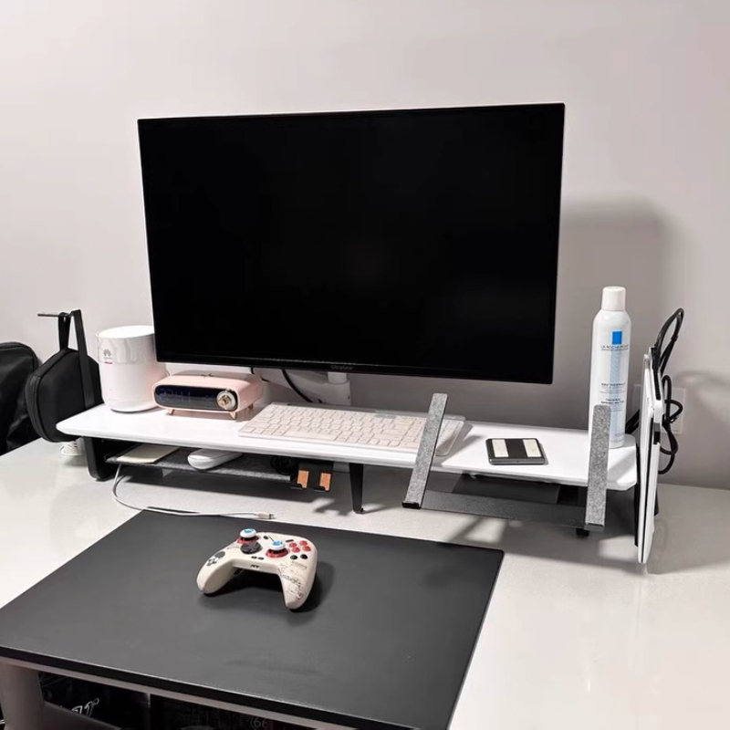 Modular Monitor Riser Stand Er - Desk Setup With Laptop And Monitor บทวิจารณ์และราคา