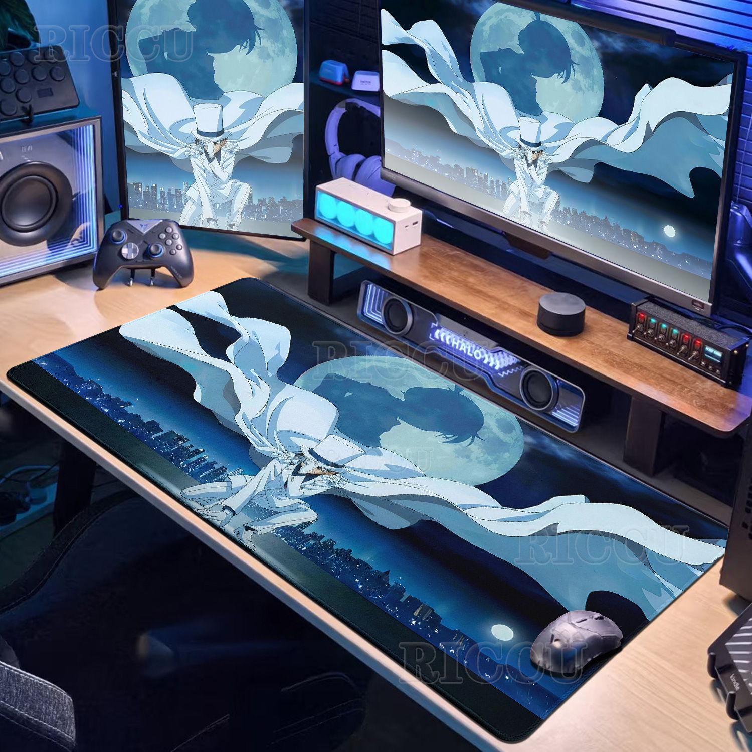 Anime D-Detective Conan Mouse  - Desk Setup Pc And Laptop บทวิจารณ์และราคา