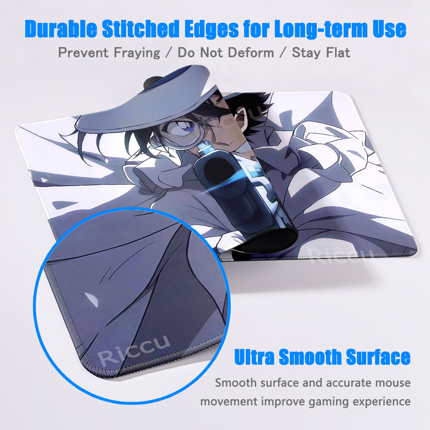 Anime D-Detective Conan Mouse  - Desk Setup Pc And Laptop บทวิจารณ์และราคา